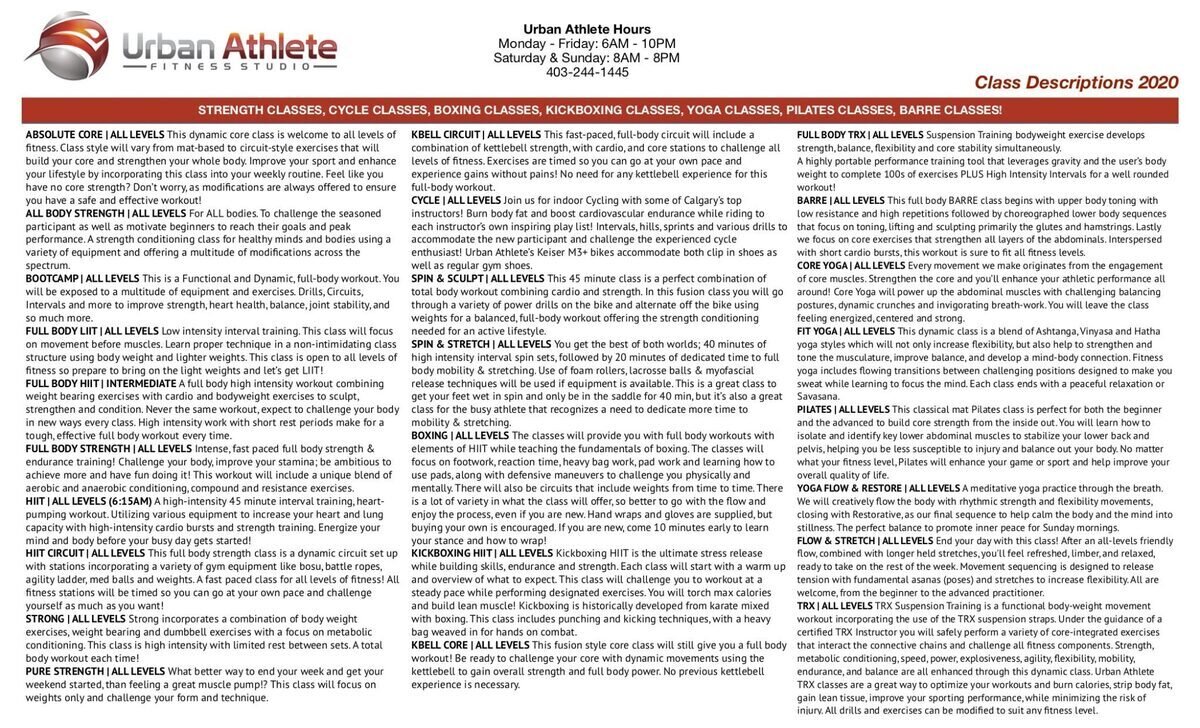 Urban Athlete Fitness Studio