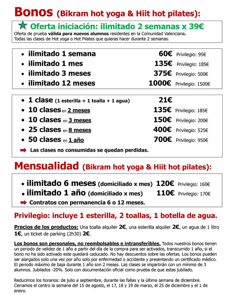 Bikram Hot Yoga Hot Pilates La Finca Roja
