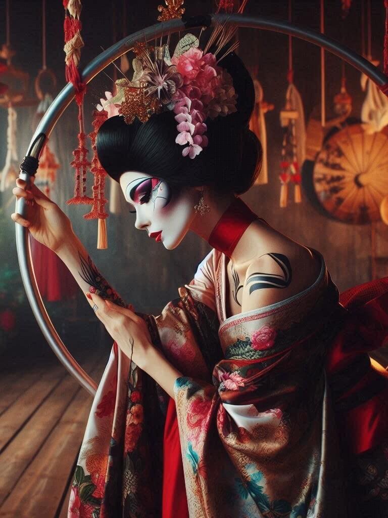 Dancing Geisha