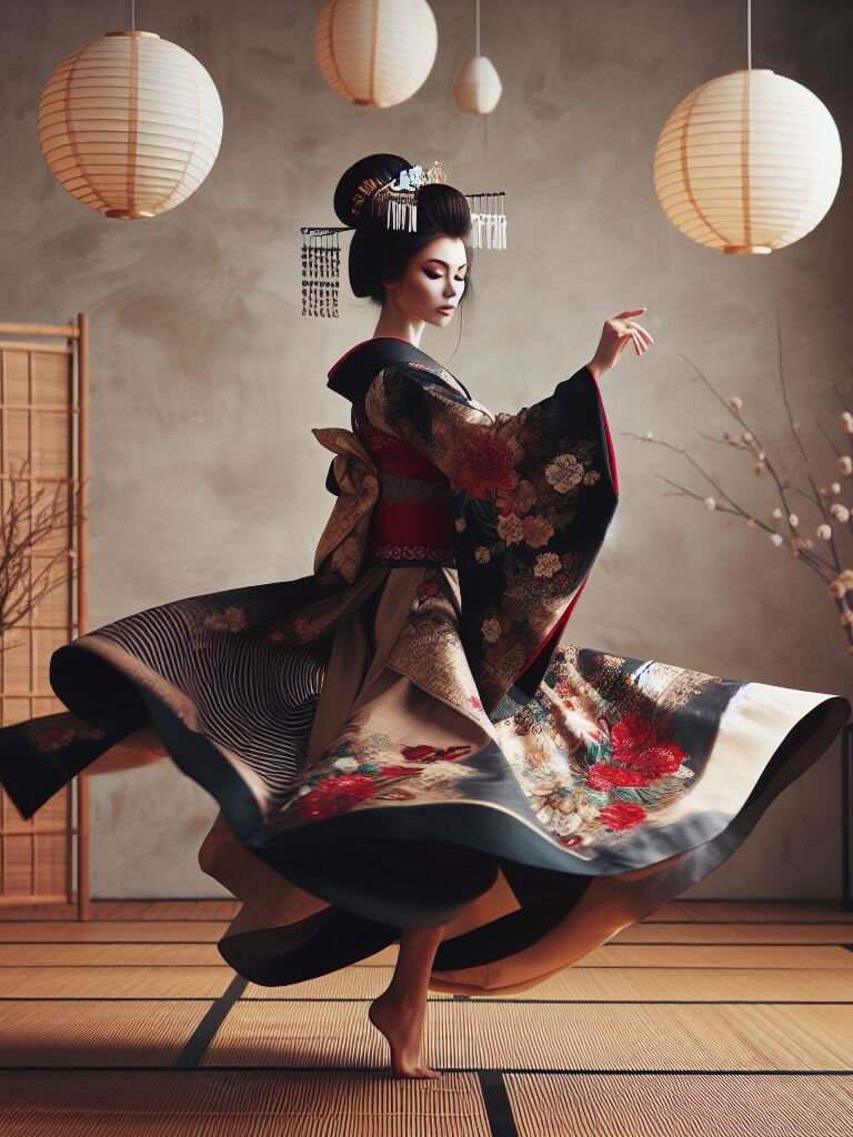 Dancing Geisha